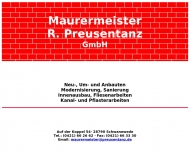 Bild Maurermeister Ralf PreusentanzGmbH
