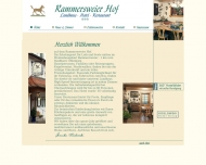 Website Rammersweier Hof Landgasthaus Pension