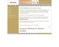 Website Pölkow August & Söhne