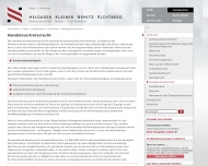 Website Helduser Alexander Rechtsanwalt und Notar , Kleiner, Nemitz, Richtberg u. Maa� Rechtsanw�lte