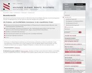 Website Helduser Alexander Rechtsanwalt und Notar , Kleiner, Nemitz, Richtberg u. Maa� Rechtsanw�lte