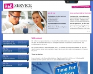 Website R & B Service Gesellschaft für Industriemontage und Zeitarbeit