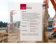 Website Baubetrieb CKS - Bau