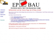 Bild EP Bau Ingenieur- Hoch-, Tief- und Straenbau GmbH