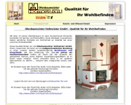 Website Hofmeister Gerhard Ofenbau
