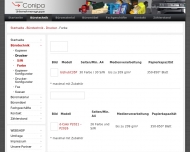 Website Conipa B�rosysteme