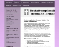 Website Bestattungen Brinker Holzwerkstatt