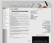 Website Friseur Haarnetz
