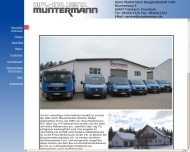 Hauptindex der Bauunternehmung Muntermann