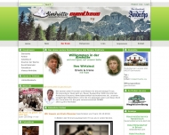 Website Almhütte