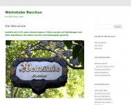 Bild Bacchus u. Weinstube