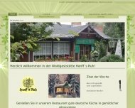 Website Hanff's Ruh Gaststättenbetriebs