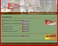 Website L�ns Gastronomie
