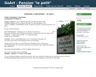Website Hotel/Pension le petit