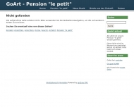 Website Hotel/Pension le petit