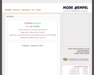 Website Mode Hempel Inh. Veronika Hempel