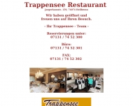 Website Restaurant Trappensee
