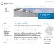 Website NIEDERBERGER K�ln