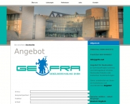 Website gefra Gebäudereinigung