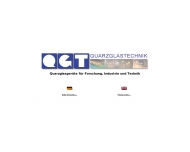 Bild Webseite Q.G.T. Quarzglastechnik Westerode