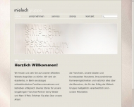 Website Clarence Mielech Textil- Einzelhandel
