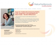 Bild Webseite Naturheilpraxis Cornelia Günther Köln