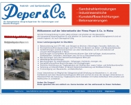 Bild Peper & Co. GmbH Sandstrahlarbeiten