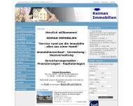 Website Keiman Franz Immobilien und Versicherungen