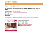 Website Armin Klaes Immobilien IVD