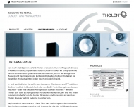 Website Tholen Industrievertretungen
