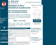 Bild A Plus Detektive GmbH Detektei f. Ermittlungen + Beobachtungen