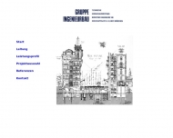 Website GRUPPE INGENIEURBAU TECHNISCHE GEBÄUDEAUSRÜSTUNG
