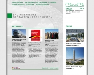Website Krebs und Kiefer Beratende Ingenieure für das Bauwesen