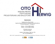 Website Herwig Otto Ingenieurb�ro