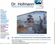 Website Dr. Hofmann Gesellschaft für Grundstückspflege