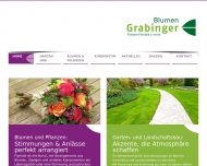 Website Blumen Grabinger