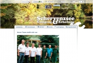 Website Schervenzsee - Camping und Erholung