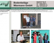Website BBW Bodenbeläge Wiermann