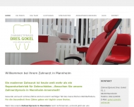 Website Zahnarztpraxis Dres. Gokel