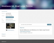 Bild Klnklause Inh. Birgit Lange Pension