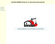 Bild Bauunternehmung Alfons Binder GmbH + Co.