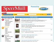 Website SperrMüll Zeitung