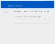 Bild secura electronic gmbH Vertrieb von Gefahrenmeldeanlagen