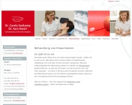 Website Seekamp Carola Dr. Zahn�rztin f�r Kieferorthop�die