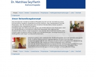 Website Seyffarth Matthias Dr. Facharzt f�r Kieferorthop�die