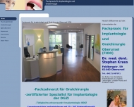 Website Fachpraxis für Implantologie und Oralchirurgie Oberursel - Dr. Kraus