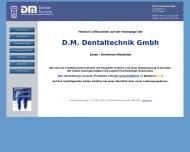 Website D.M. Dentaltechnik