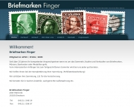 Bild Briefmarken Finger