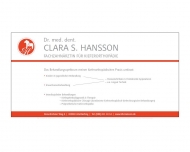 Bild Hansson Clara Dr.med.dent. Fachzahnrztin Kieferorthopdie