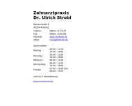 Bild Strobl Ulrich Dr. Zahnarzt